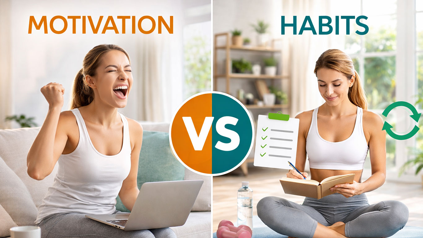 Why Motivation Fails and Habits Work